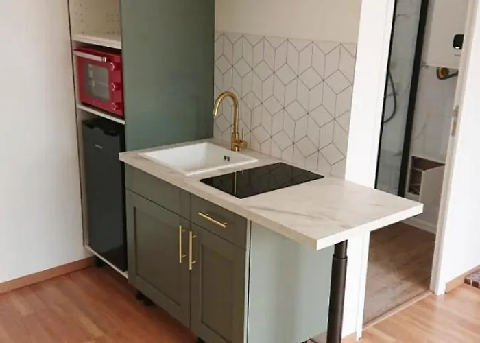 35 m2 charmant plus 30 M2 de terrasse Accès jardin SPA Appartement *