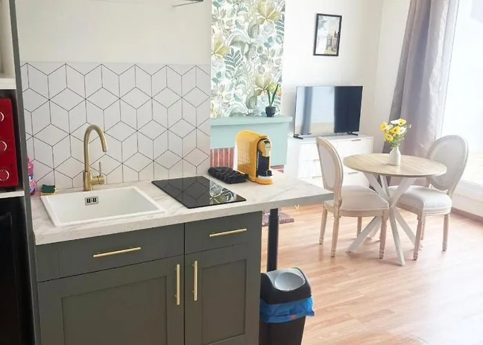 35 m2 charmant plus 30 M2 de terrasse Accès jardin SPA Boulogne-sur-Mer